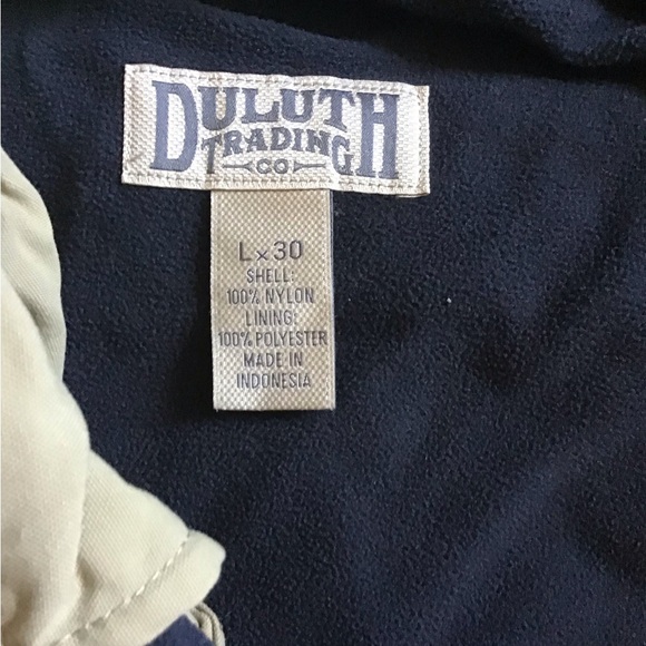 Men’s Duluth’s Trading Fleece lined cargo pants. 34x30 (stretch waist) VGC - Picture 3 of 7